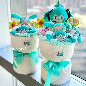 初音ミク ぬいぐるみ 花飾り付き 約30cm Amazon.co.jp: 初音ミク ぬいぐるみ 花束 花束ギフト 造花